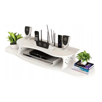 Półka na Router WiFi 'Motyl' – Estetyczna Osłona na Kable i Urządzenia Sieciowe